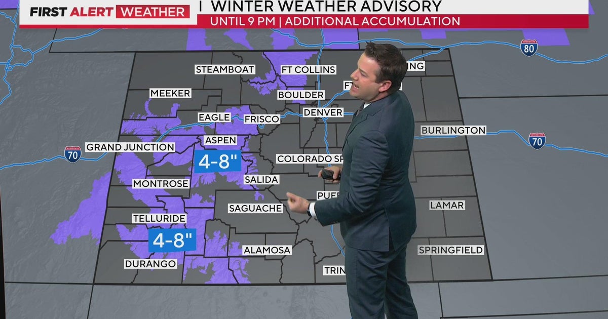Back to winter with cold, wind, and some snow - CBS Colorado