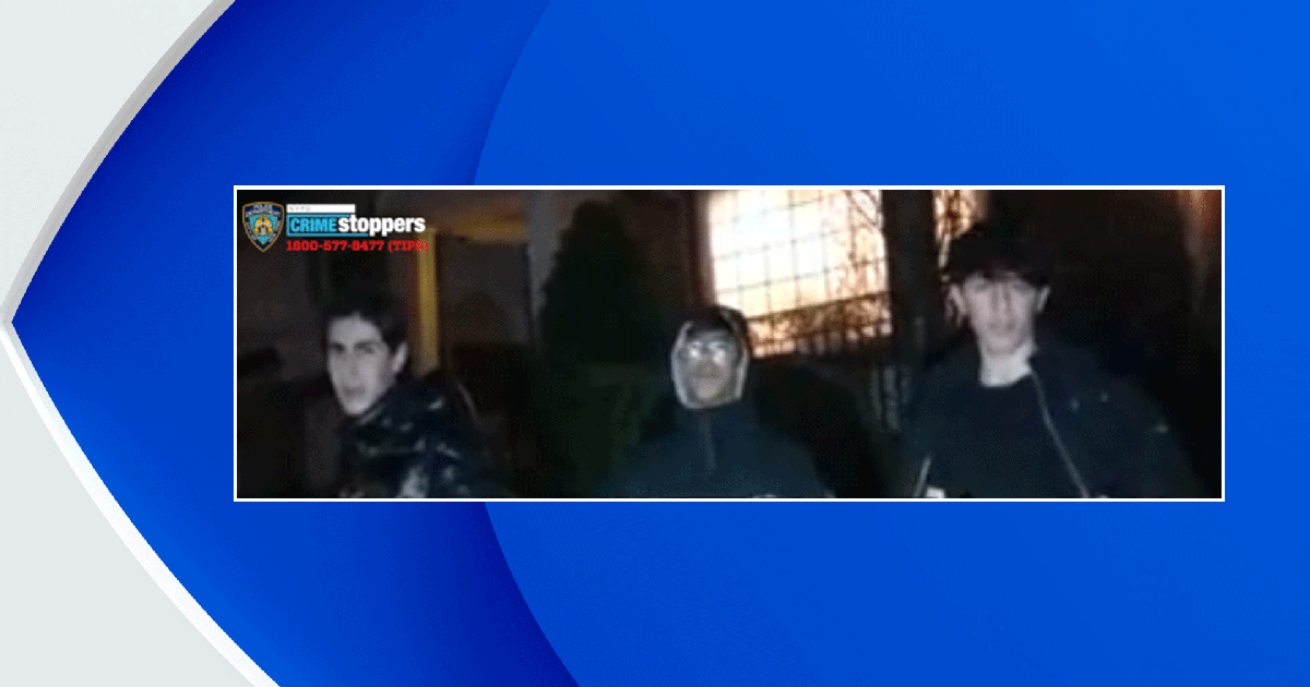 NYPD releases new images of teens wanted in Queens church vandalism