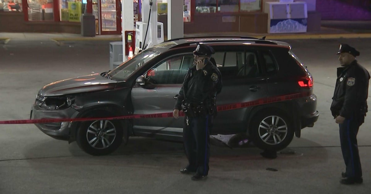Man shot, ran over by UHaul truck at East Falls gas station CBS