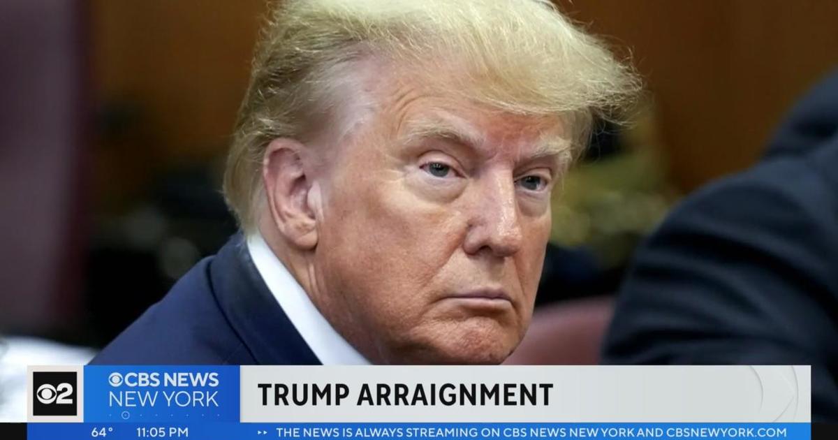 CBS2's Alice Gainer discusses Trump arraignment - CBS New York