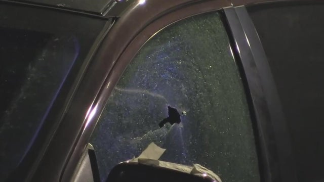 Police lights at a crime scene 