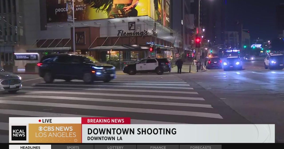 Police investigate downtown LA shooting - CBS Los Angeles