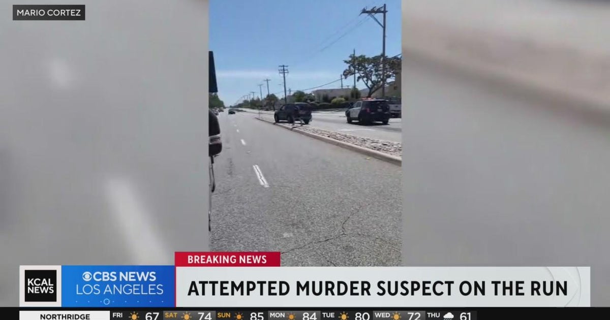 Attempted murder suspect leads police on two-hour long pursuit - CBS ...
