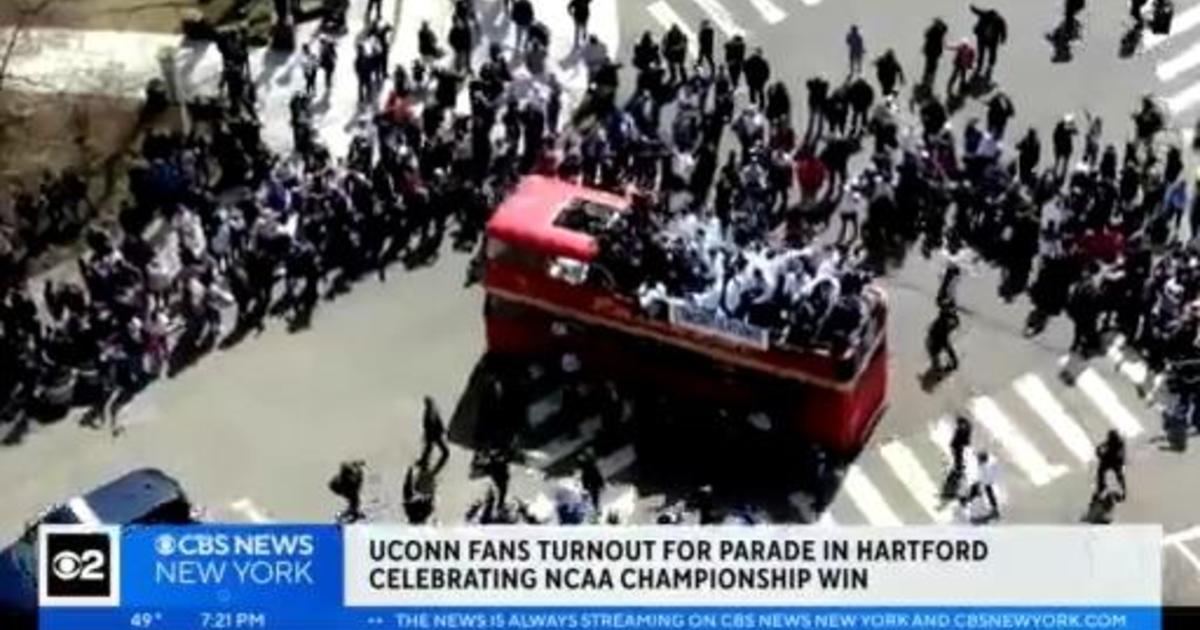 UConn celebrates men's basketball team at championship rally