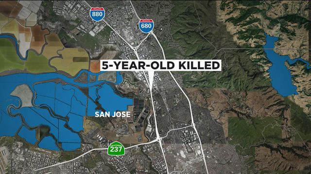 5-Year-Old Killed: Locator Map 