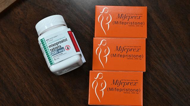 Mifepristone and misoprostol, the two drugs used in a medication abortion, are seen at the Women's Reproductive Clinic, which provides legal medication abortion services in Santa Teresa, New Mexico, on June 17, 2022. 