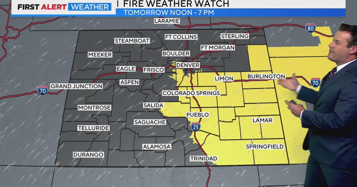 Record heat elevated wildfire danger Tuesday and Wednesday - CBS Colorado