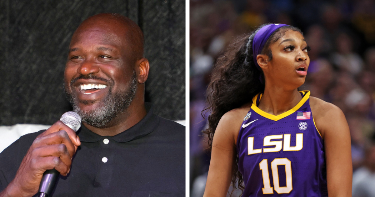 LSU Legend Shaq Shares High Praise for LSU's Angel Reese (Video)