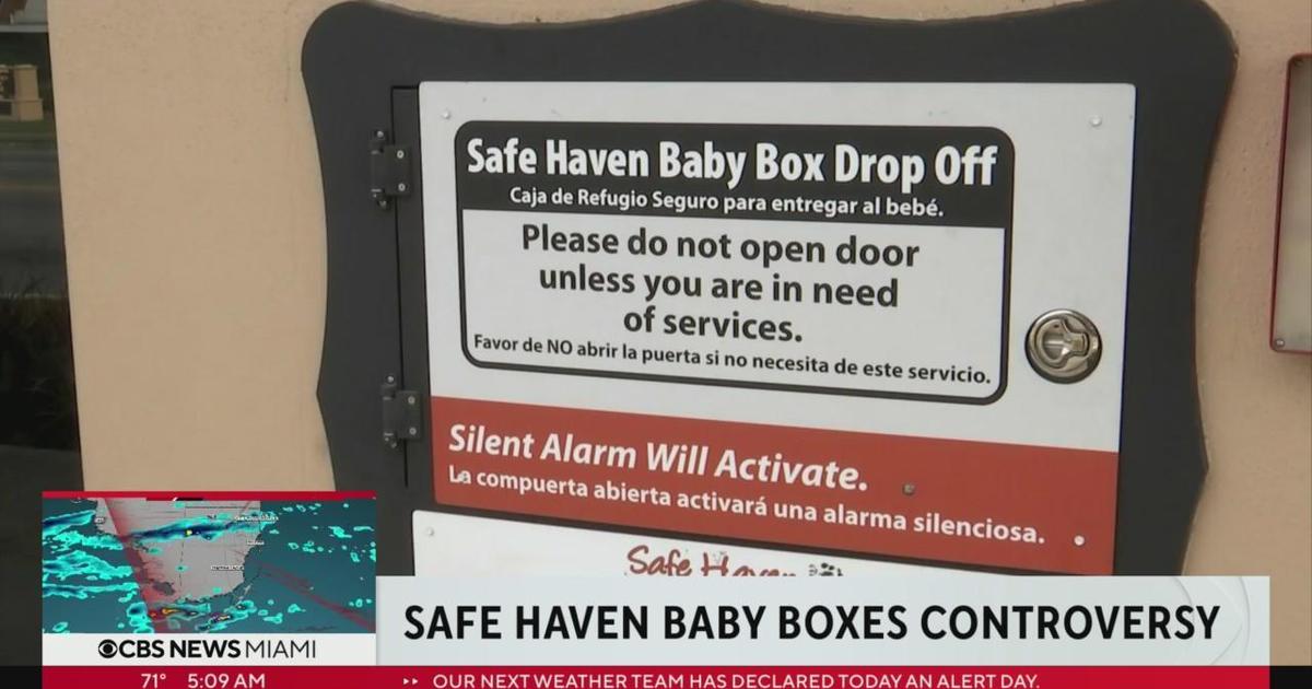 Fight over Safe Haven Baby Boxes brewing in Florida Senate - CBS Miami