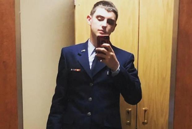 An undated picture shows Jack Teixeira, a member of the Massachusetts Air National Guard who was arrested over his alleged involvement in leaks online of classified documents. 