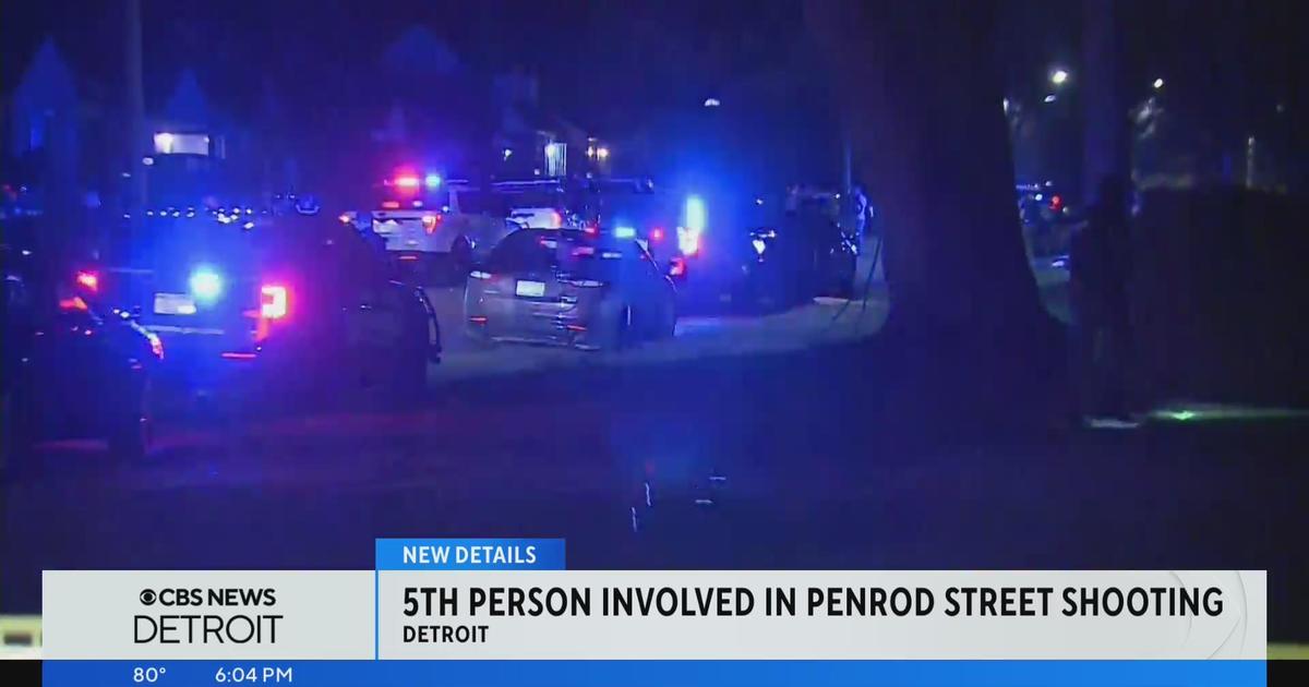 Fifth person involved in Penrod Street shooting in Detroit CBS Detroit