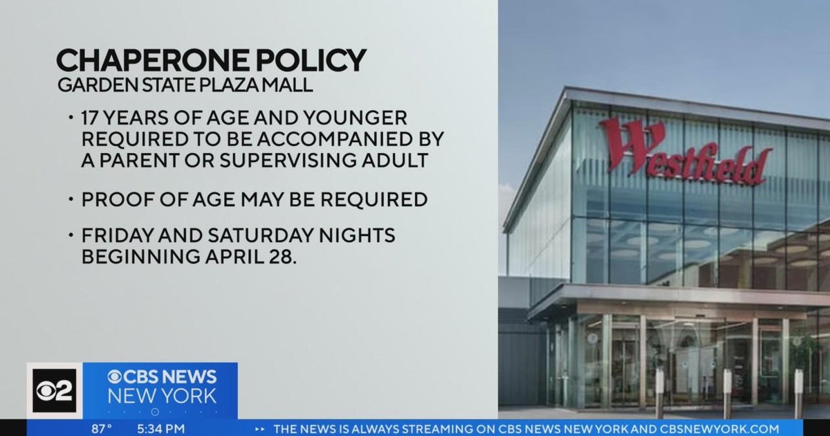 Garden State Plaza Mall implements new chaperone policy CBS New York