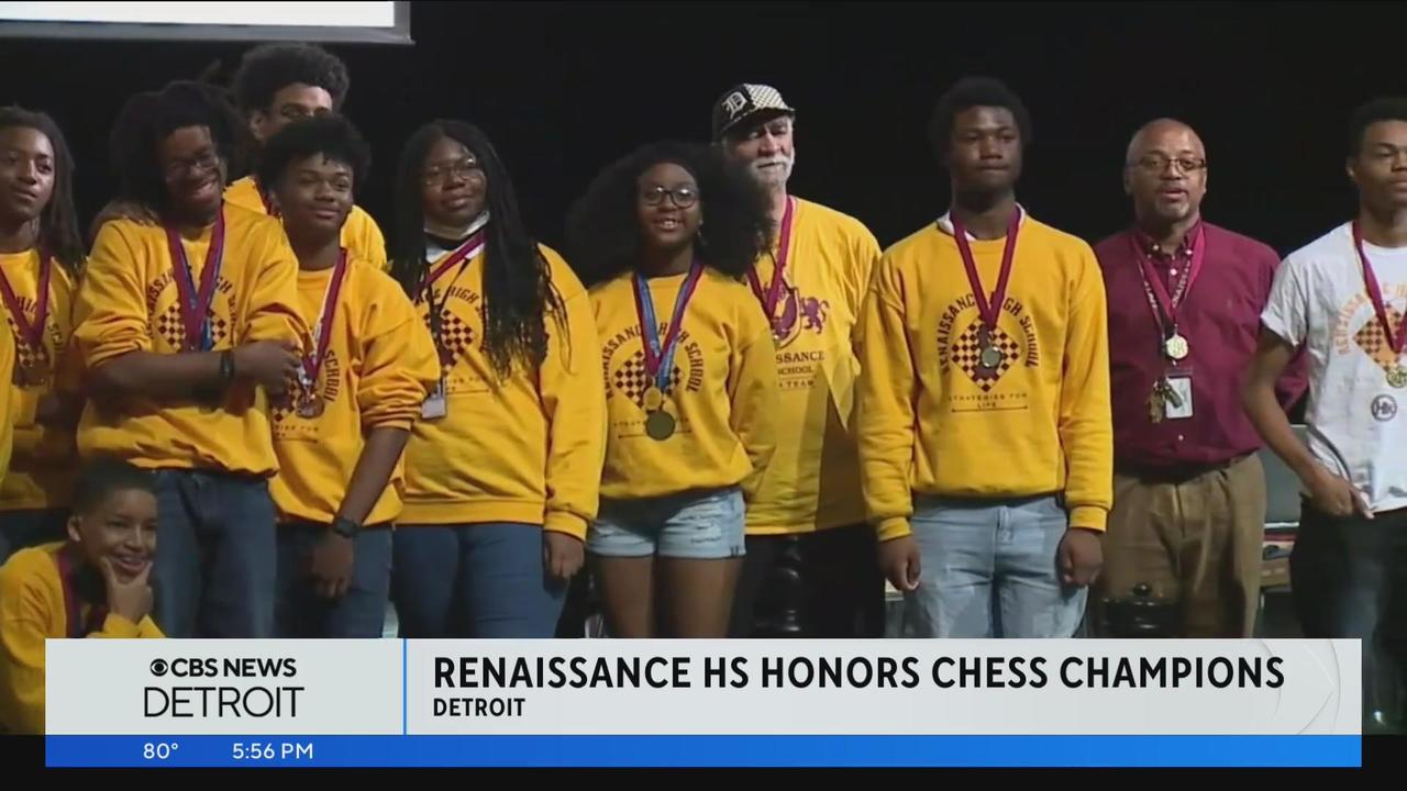Chess team at Detroit Renaissance High School wins national championship