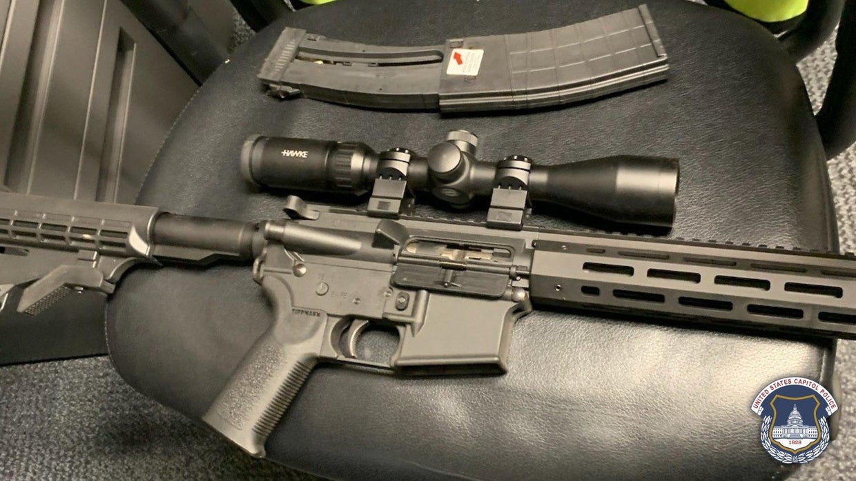 Capitol Police confiscate assault-style rifle from delivery truck near ...