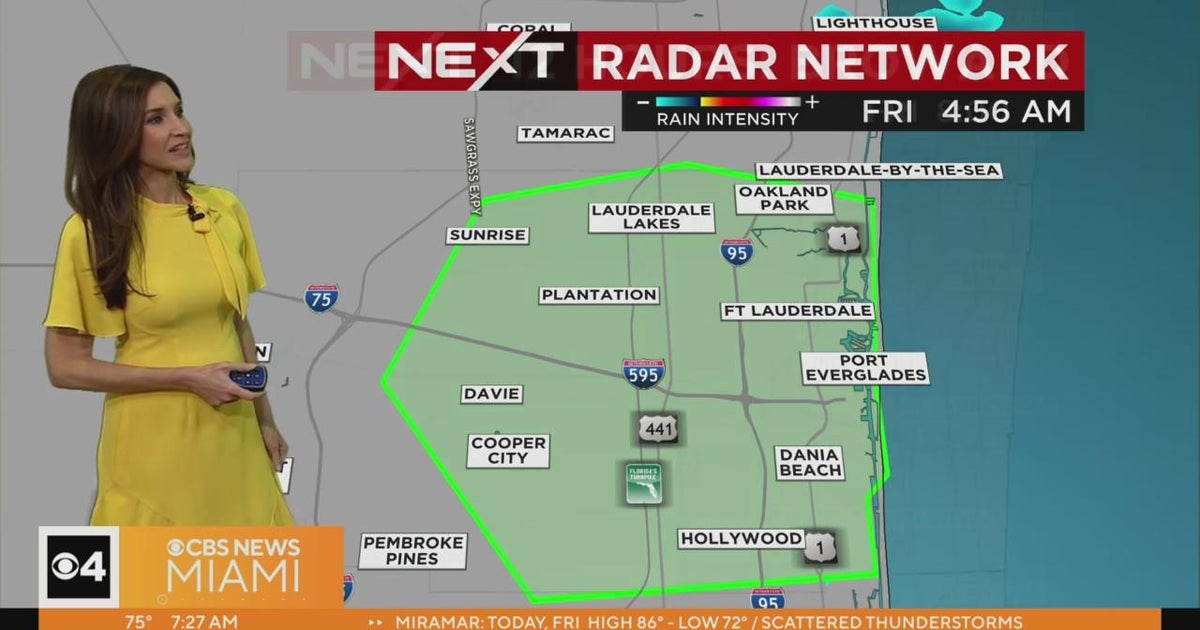 NEXT Weather forecst for Friday 4/14/2023 7AM - CBS Miami