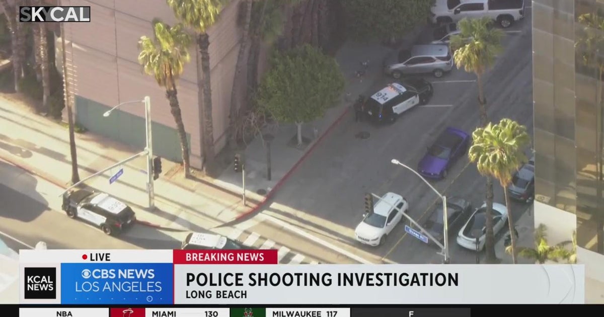 Officer-involved shooting near Grand Prix in Long Beach - CBS Los Angeles