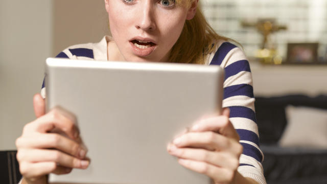 Young woman shocked by internet porn 