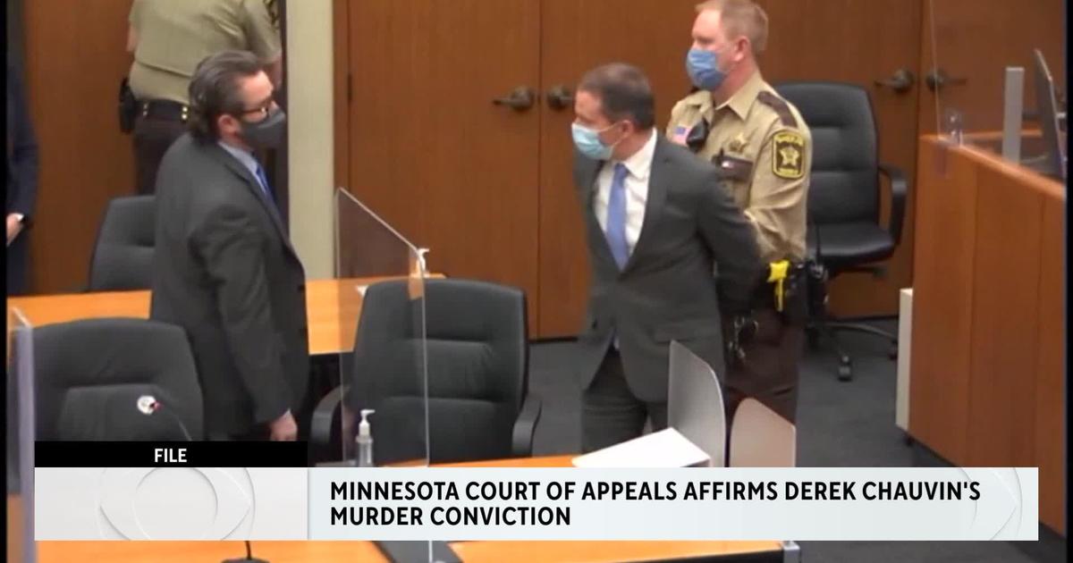 Minnesota Court Of Appeals Affirms Derek Chauvins Murder Conviction Cbs Minnesota 9045