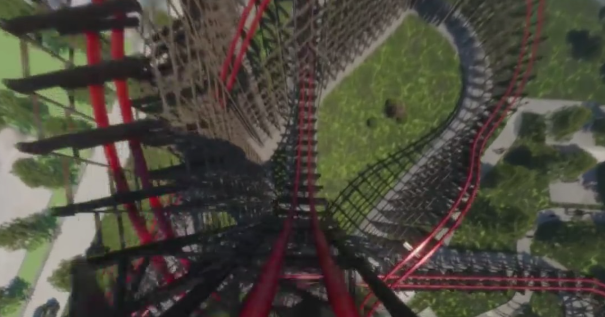 New hybrid roller coaster to debut with 'world's largest underflip