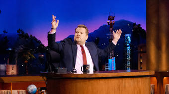 James Corden ends his final "Late Late Show" with message for Americans 