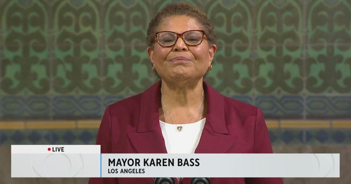 Mayor Karen Bass Delivers Her First State Of The City Address Cbs Los