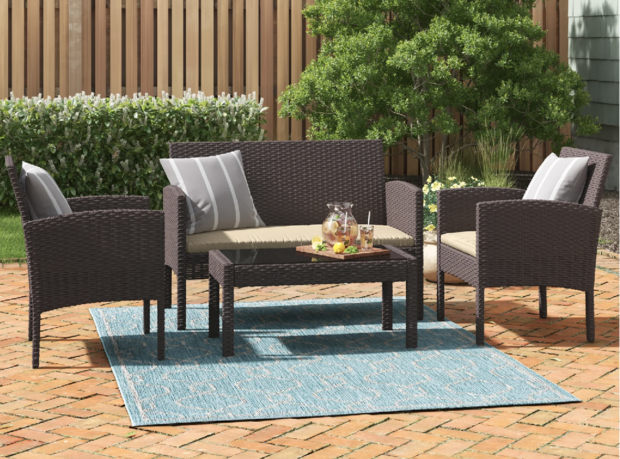 knopf 4-piece outdoor seating set 