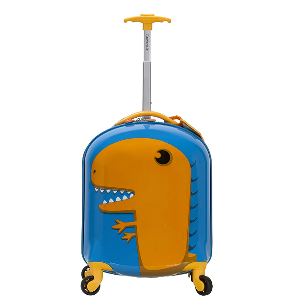Rockland Jr. dinosaur hardside suitcase