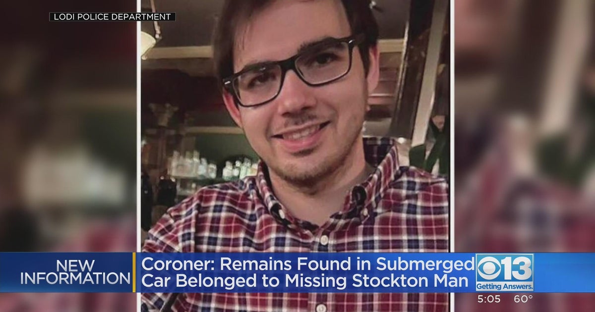 Remains found in submerged car belonged to missing Stockton man