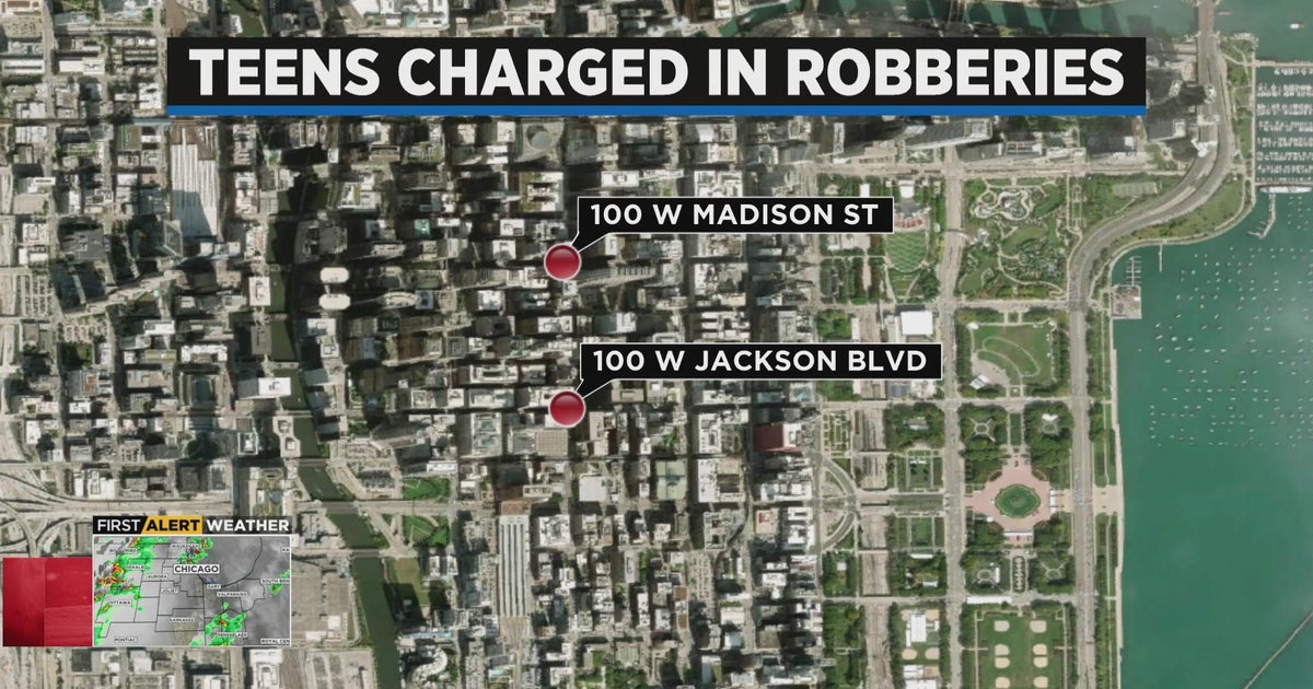 Teens charged with battering, robbing 2 women in Loop - CBS Chicago