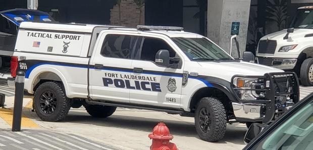 Fort Lauderdale police truck 