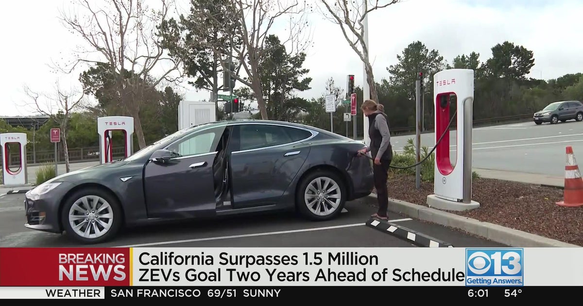 California has exceeded its goal of selling 1.5 million zero-emission vehicles ahead of schedule