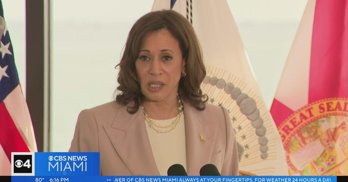 VP Kamala Harris in Miami to announce $562 million climate investment