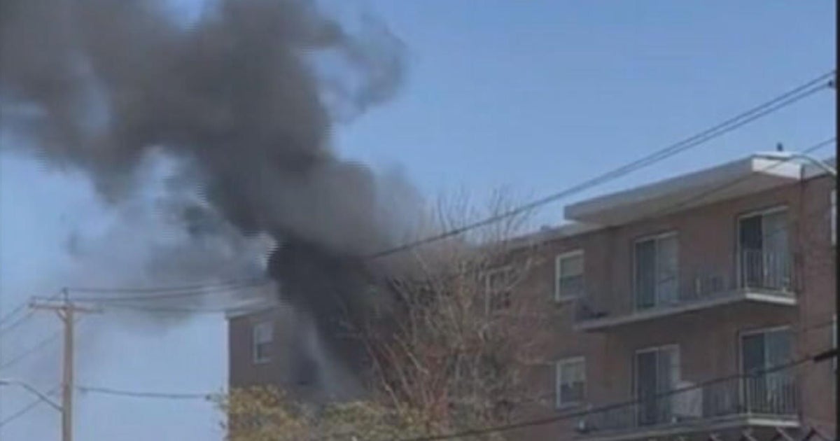 Fire breaks out at apartment building in Winthrop; Four taken to the