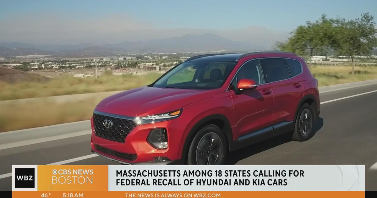 Massachusetts among states calling for recall of Hyundai, Kia cars