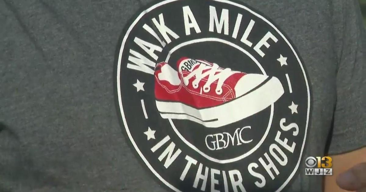 Hundreds of people participate in Walk a Mile in Their Shoes fundraiser to  support abuse survivors - CBS Baltimore