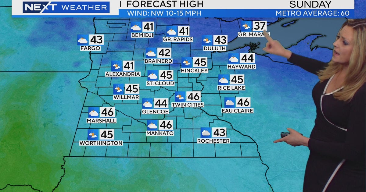 NEXT Weather Flurries Sunday, before weeklong dry streak CBS Minnesota