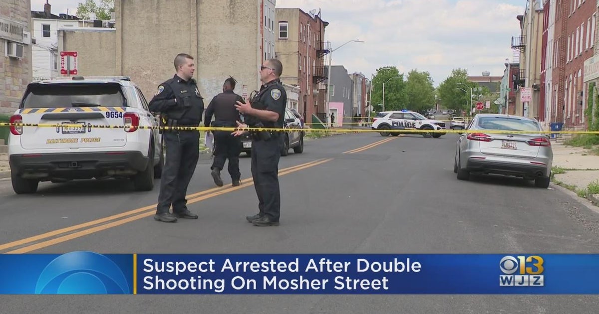 Suspect arrested after double shooting in West Baltimore CBS Baltimore