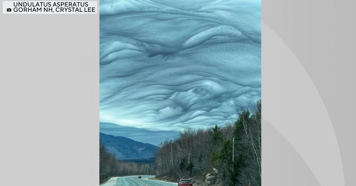 Unusual 'wave-like' clouds make for stunning sight in New England - CBS  Boston