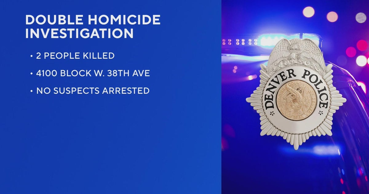 Denver police search for suspect in double murder - CBS Colorado