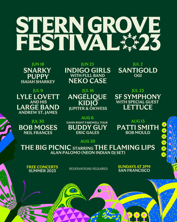 Stern Grove Festival 2023 schedule 