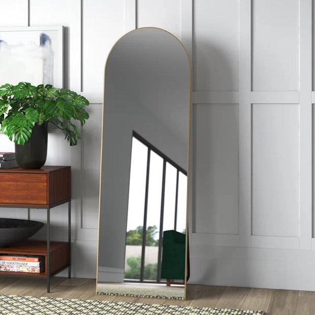 Greta Arch Wood Mirror