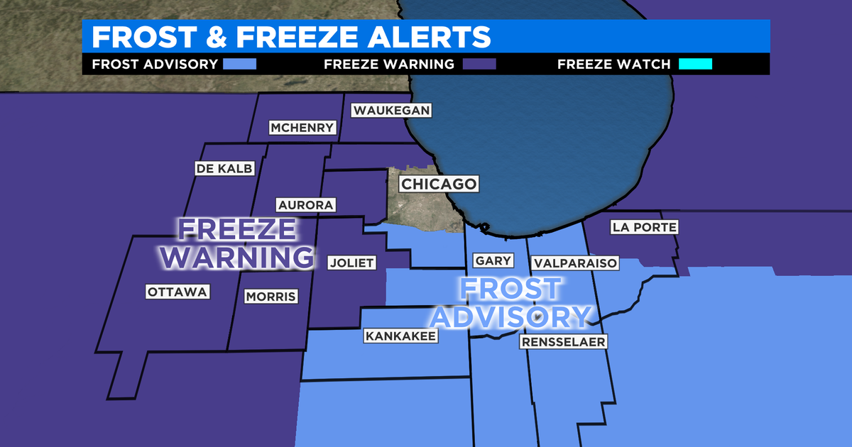 Chicago First Alert Weather: Freeze warnings - CBS Chicago