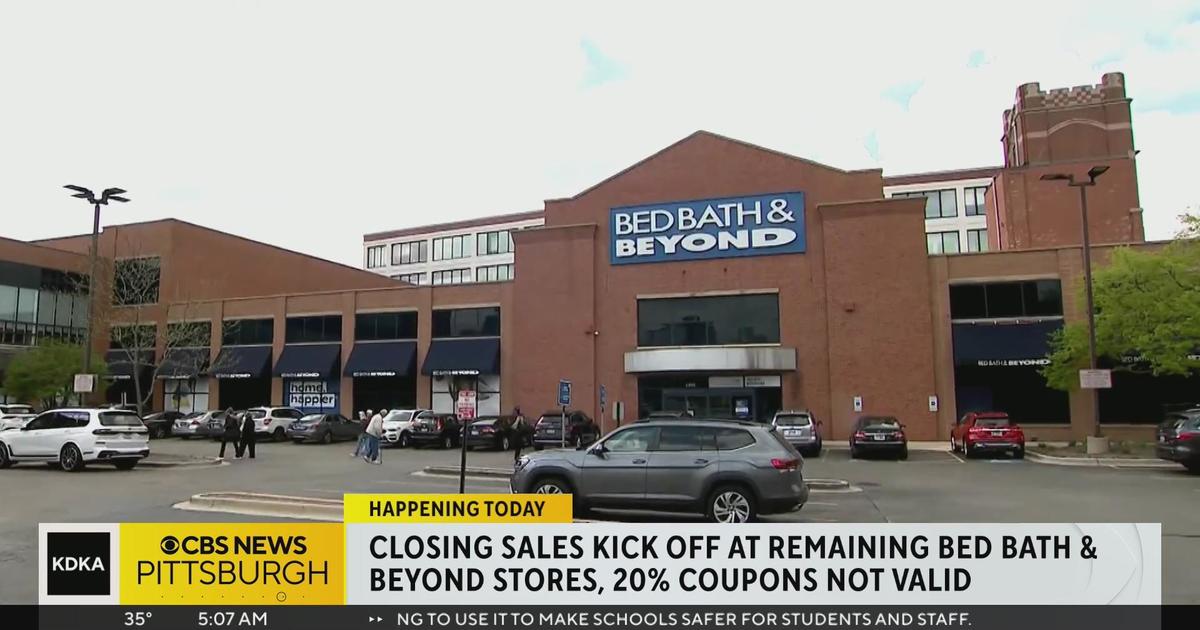 Bed Bath & Beyond Closing Sales Begin - CBS Pittsburgh