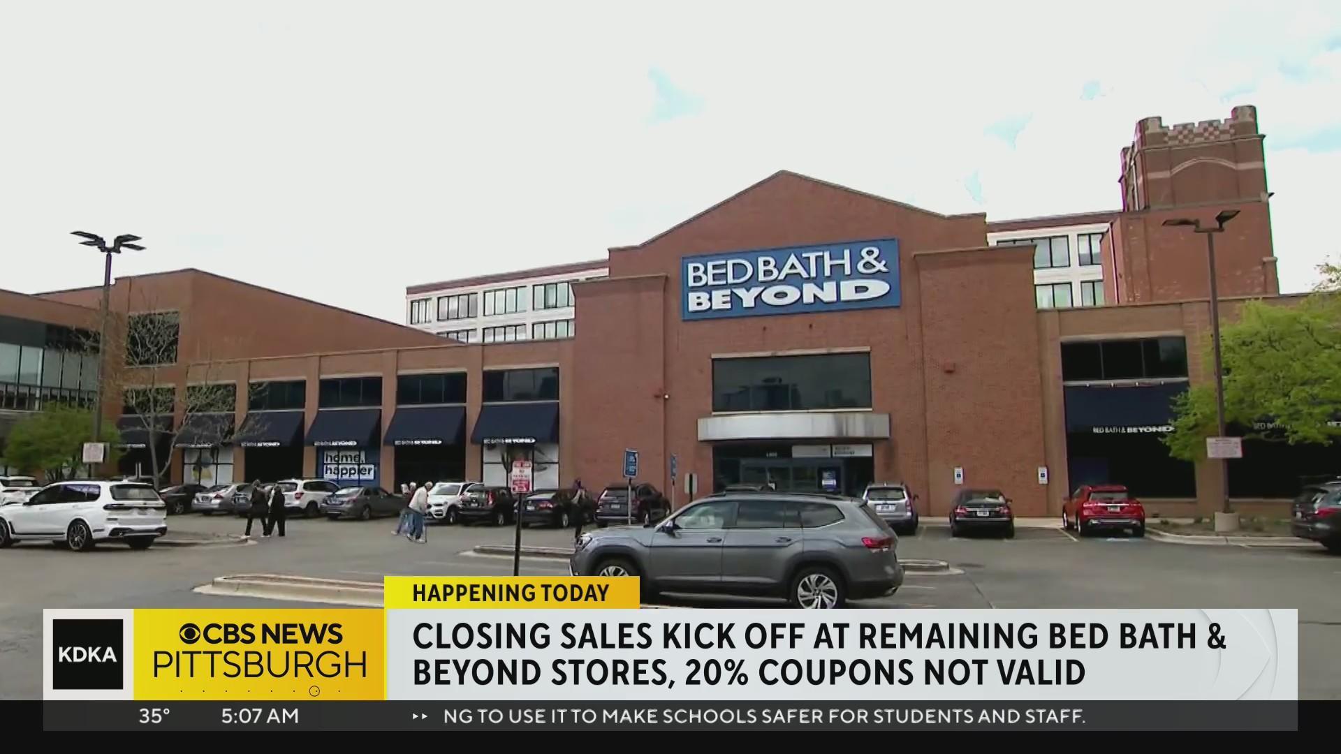 Bed Bath Beyond closing sales begin