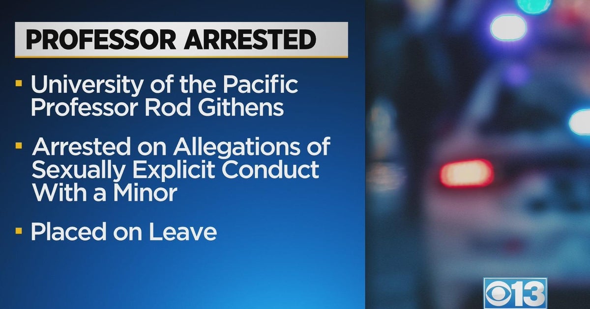 University of the Pacific professor Rod Githens arrested on allegations of sexually explicit conduct