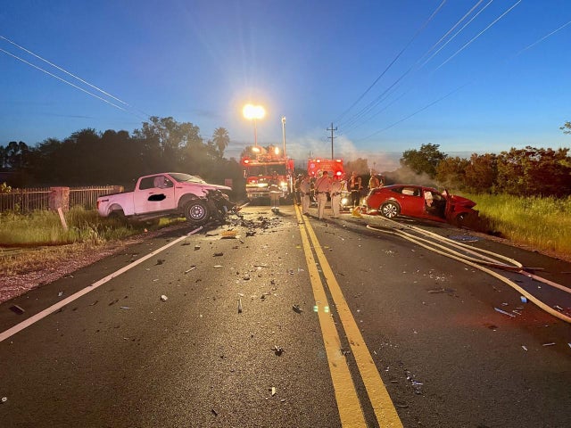 Road closed due to a fatal vehicle crash in Elk Grove