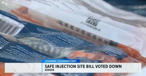 Colorado Dems kill "safe injection site" bill for drug users CBS Colorado