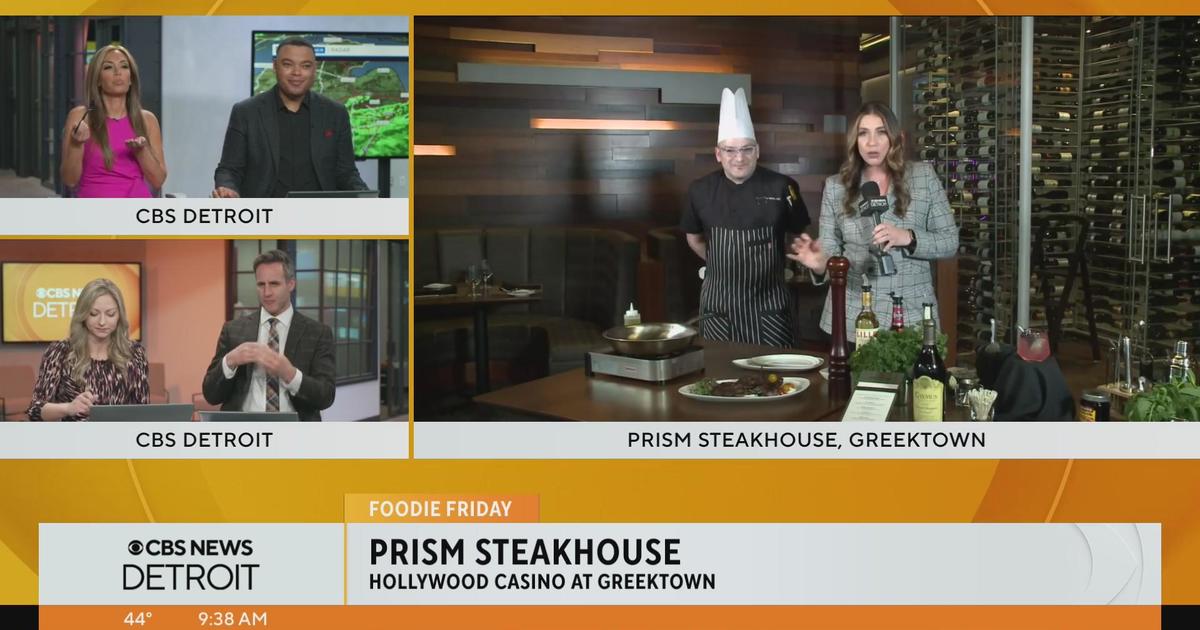 Foodie Fridays Visits Prism Steakhouse In Greektown Cbs Detroit