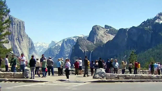 Yosemite visitors ahead of park closure 