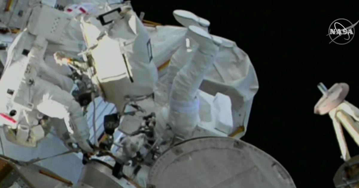 Astronauts had a little spacewalk outside International Space Station